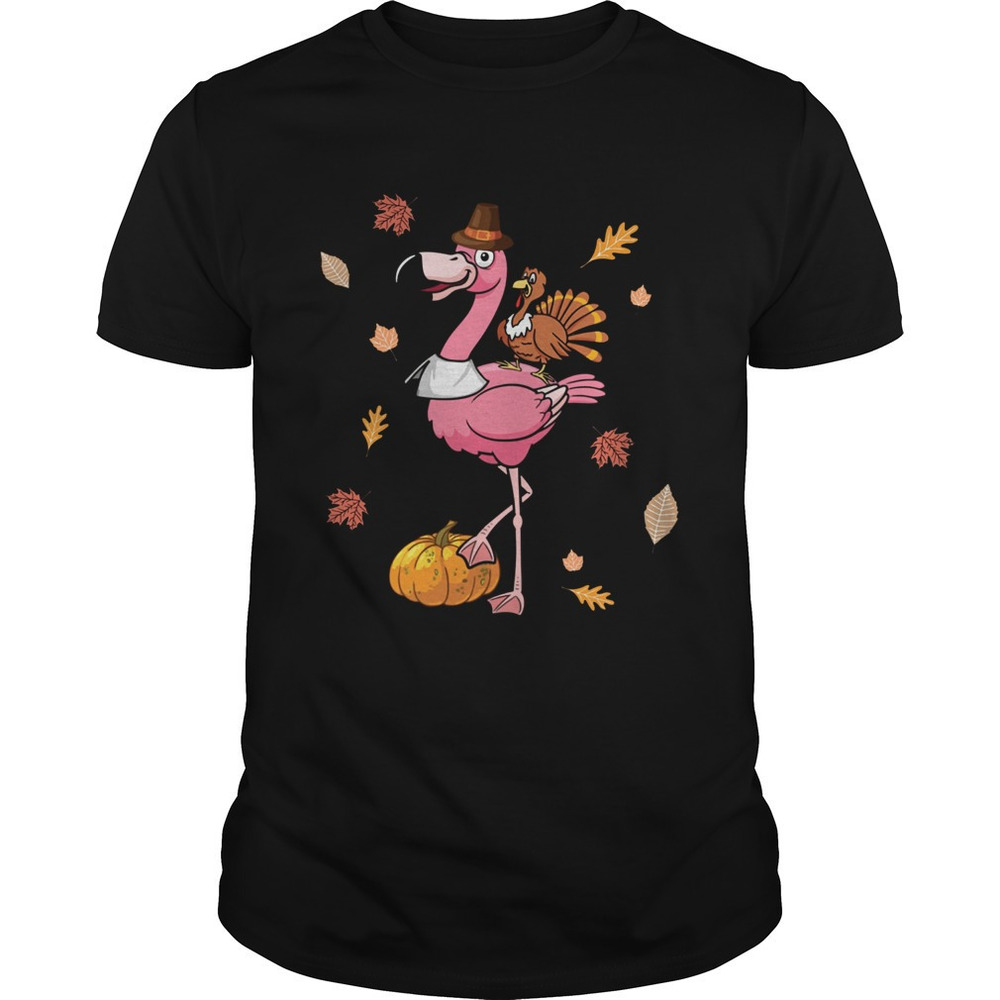 Turkey Flamingo Thanksgiving Shirt
